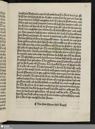 Von sant Marco dem Bapst