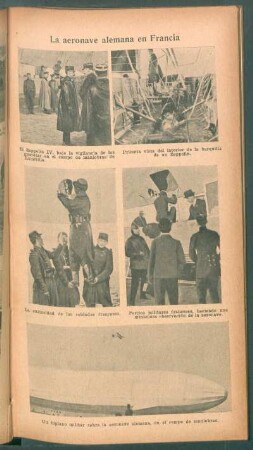 La aeronave alemana en Francia - [Ilustración]