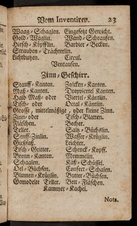 23-39, Zinn-Geschirr ...