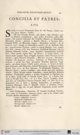 Concilia et Patres