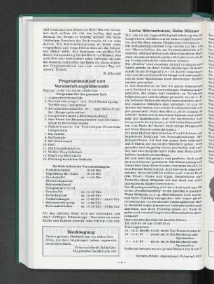 Liebe Börnerinnen, liebe Börner