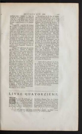 Livre Quatorzieme