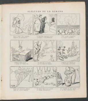 Aleluyas de la semana - [Cómic]