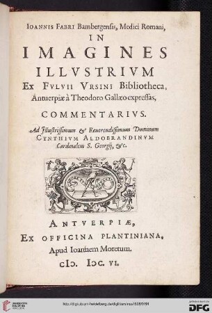 Illvstrivm Imagines : Ex antiquis marmoribus, nomismatibus, et gemmis expressae: Quae exstant Romae