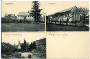 Krögis. verschiedene Ortsansichten