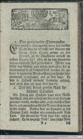 2. Der mit seiner grosen Nase beschämte Cavalier