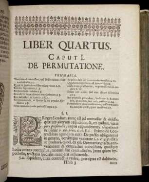 Caput I. De Permutatione. - Caput VI. De Locatione Conductione.