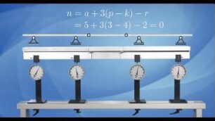 Videografierte Experimente: Kraftgrößenberechnung am statisch bestimmten Stabtragwerk