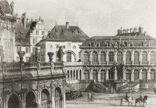 "Der Zwingerhof in Dresden"