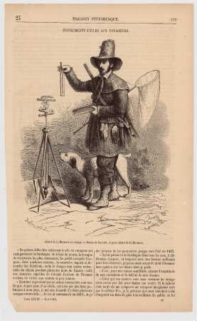 Albert de la Marmora en voyage, Dessin de Bocourt, d'après Albert de la Marmora