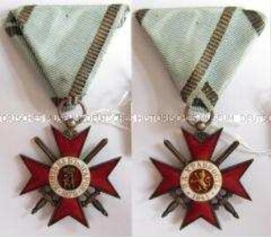 Militärorden für Tapferkeit, 3. Modell, Kreuz 4. Klasse, 2. Stufe (?), Bulgarien