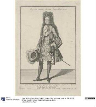 Porträt des Charles Joseph Fürst von Ligne