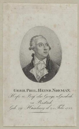 Bildnis des Gerhard Philipp Heinrich Normann