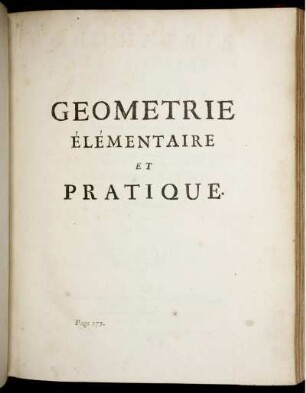 Partie 2: Géométrie élémentaire et pratique. Seconde Partie
