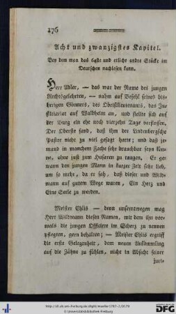 Acht und zwanzigstes Kapitel.