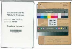 Entnazifizierung Hermann Druckrey, geb. 27.07.1904 (Hochschullehrer)