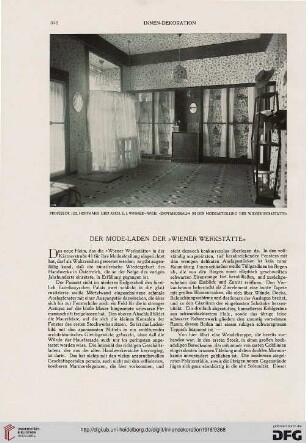 27: Der Mode-Laden der "Wiener Werkstätte"