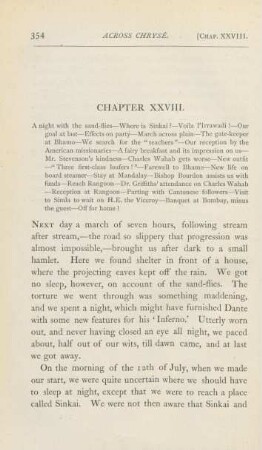 Chapter XXVIII. A night with the sand-flies ...