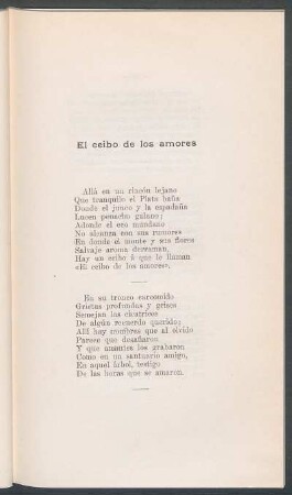 El ceibo de los amores