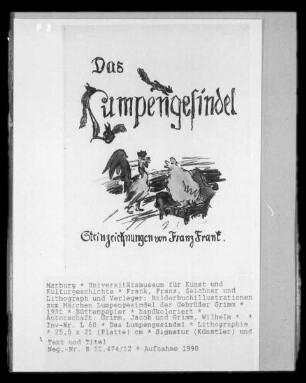 Bilderbuchillustrationen zum Märchen Lumpengesindel der Brüder Grimm — Das Lumpengesindel