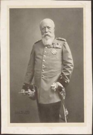 Großherzog Friedrich I. in Uniform mit Auszeichnungen, Kniestück.