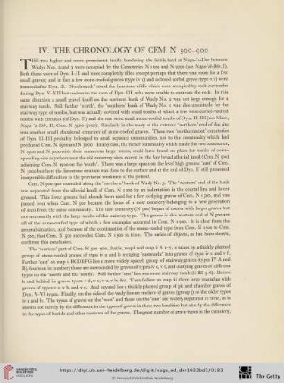 IV. The Chronology of Cem. N 500-900