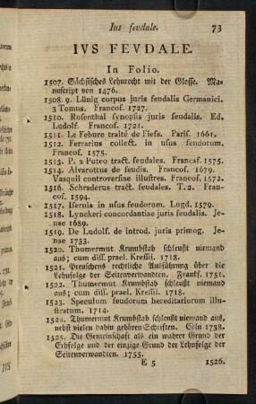 73-82, Ius feudale.