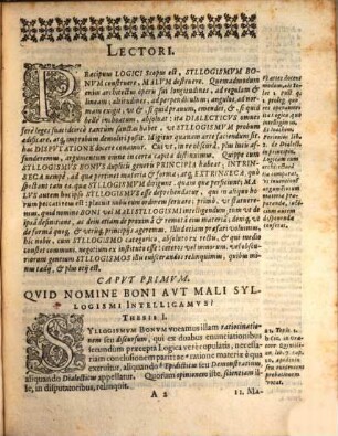 Disputatio philosophica de bono et malo syllogismo