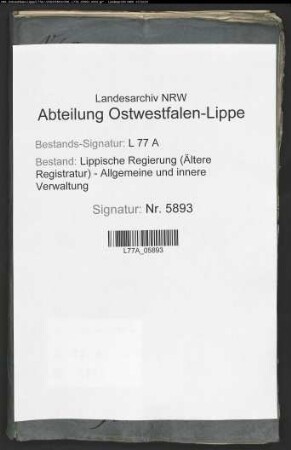 Prüfung und Niederlassung des Dr. med. Friedrich Schnitger aus Lemgo zu Schwalenberg, Bd. 2