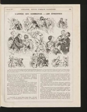L'année qui commence. - Les étrennes