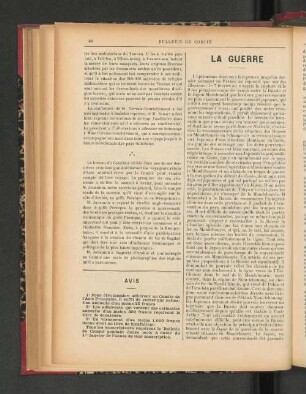 La Guerre.