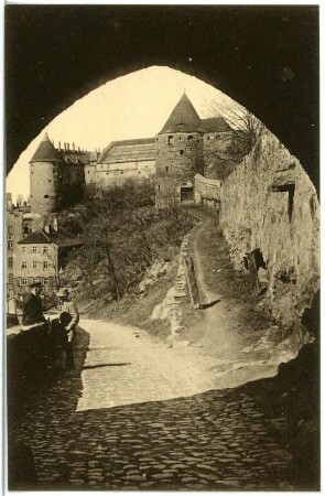 Bautzen. Blick durch das Mühlentor