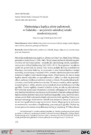 22: Nieistniejąca kaplica sióstr pallotynek w Gdańsku – arcydzieło sakralnej sztuki modernistycznej