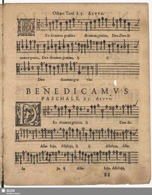 Benedicamus Paschale, à 5