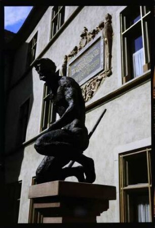 Freiburg: Basler Hof, Brunnen im Hof