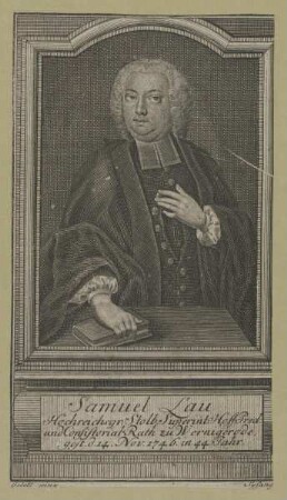 Bildnis des Samuel Lau