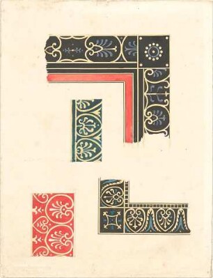 Loeffelholz von Colberg, Hans Carl; Studienzeichnungen - Ornamente (Details)