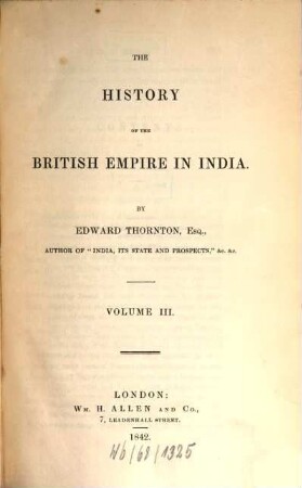 The history of the British Empire in India, 3