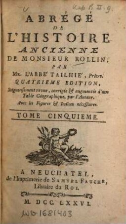 Abrégé de l'histoire ancienne, T. 5