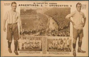 Argentinos: 2. - Uruguayos: 0 [Fotografías] : El partido del Domingo