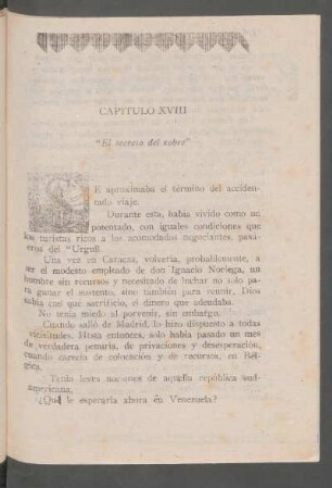 Capítulo XVIII - "El secreto del sobre"