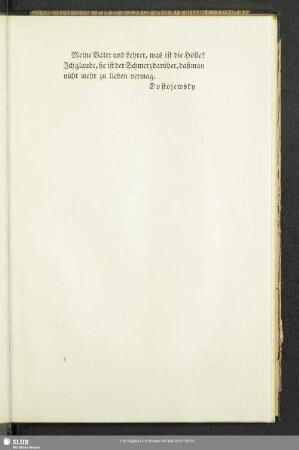 [Zitat Dostojewski]