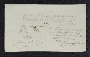 J... P... Heraeus. – Hanau, 21.06.1809