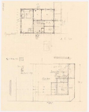 Einfamilienhaus Mansfelder Straße: Grundrissskizzen 1:200