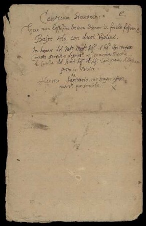 Canticum Simeonis: Herr ...