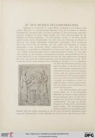 3: Zu den beiden Peliadenreliefs