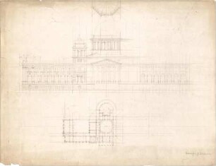 Bühlmann, Josef; Berlin; Reichstag - Teilgrundrisse, Teilansicht