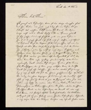 Brief an Mama, 18.02.1911, Lindi