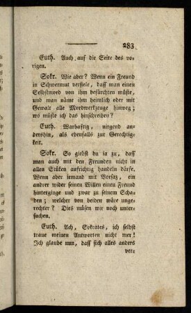 283-294, Euth. Auch auf die Seite des vorigen. ...