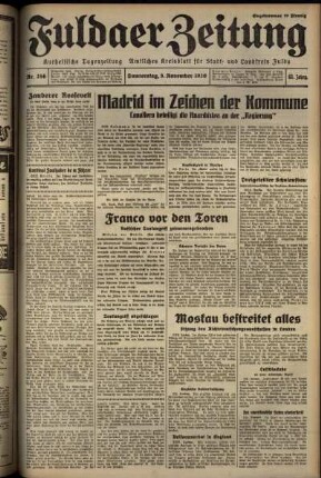 Ausgabe vom Donnerstag, den 05. November 1936.
